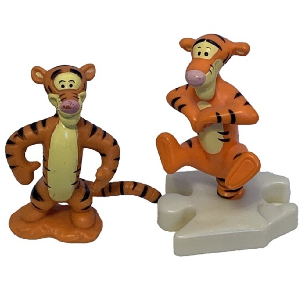 Tigger from Disney's Winnie the Pooh Cake / Present Topper Figurine Lot of 2